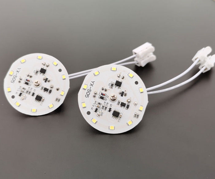 PCBA Dengan 10 LED Dan Konektor USB Untuk Sensing Suara Dan Cahaya Terintegrasi Lampu Langit-langit, Dukungan Pemasangan Magnetik