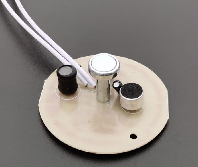 PCBA Dengan 10 LED Dan Konektor USB Untuk Sensing Suara Dan Cahaya Terintegrasi Lampu Langit-langit, Dukungan Pemasangan Magnetik