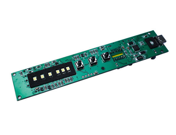 FR-4 Single Layer PCB Fabrication Assembly Untuk RF Beauty Dengan Konektor USB
