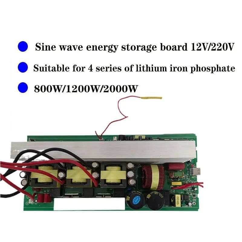 800W 1200W 2000W LiFePO4 Baterai Energi Penyimpanan Pasokan Listrik Inverter Flex PCB Pabrik