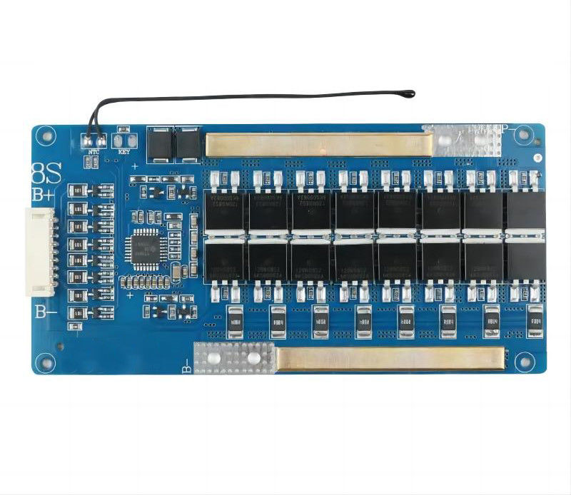 8 Series Lithium Iron Phosphate Battery Protection Board 24V 40A 50A 60A Produksi PCB Online