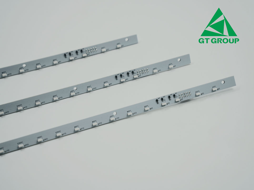 1.60mm 1/1/OZ 4 Lapisan PCBA Printed Circuit Board Dipenuhi Tinta Digunakan Dalam LED Light Bar