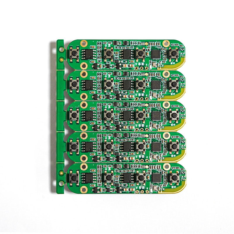 UL Sertifikasi 1.58mm 2 Lapisan 49805 Lubang FR-4 1.60mm Selesai 170 Tg Nilai PCBA Sistem Produk